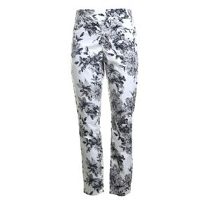 Tribal floral jean leggings